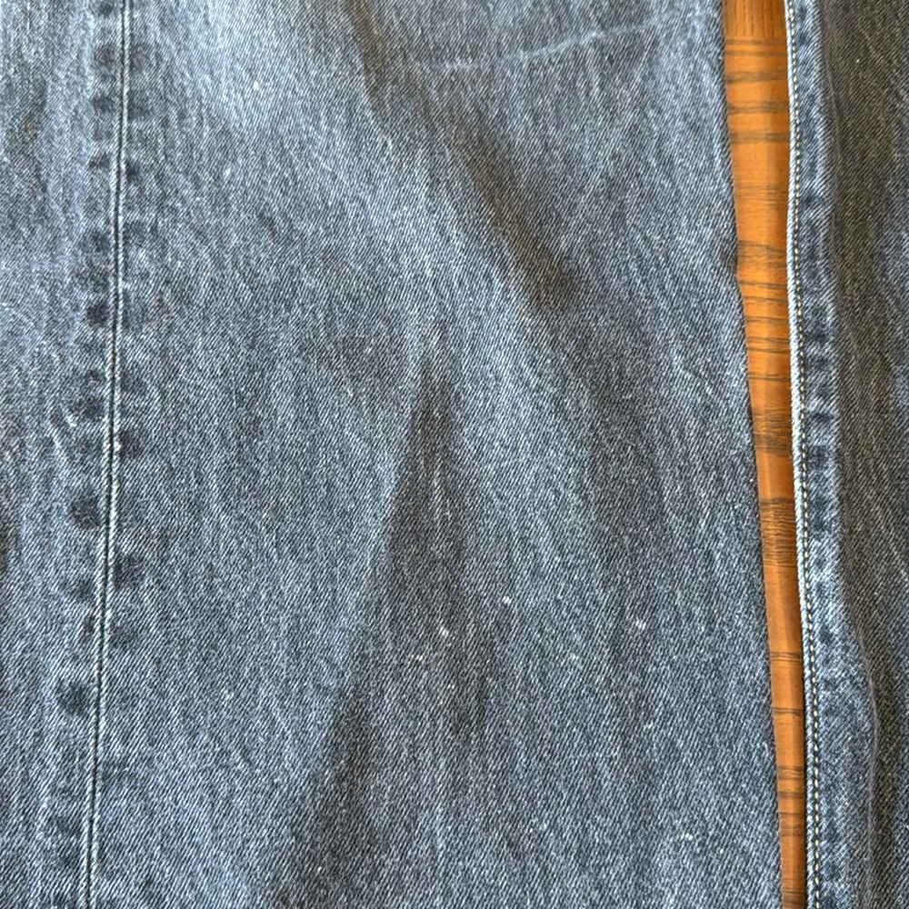 Levi's 501 Original Altered W44 L27.5” Men's Black Jeans - Picture 4 of 13